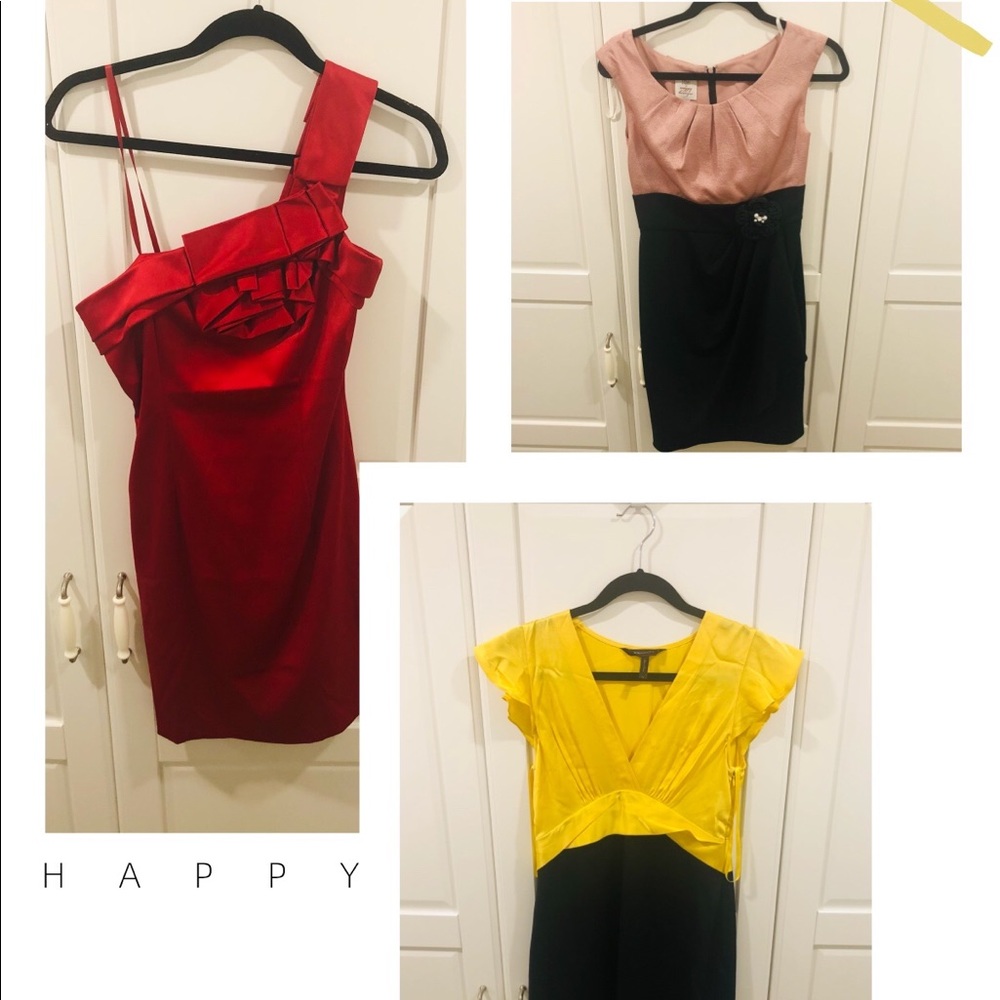 A lot of 3 pretty dresses